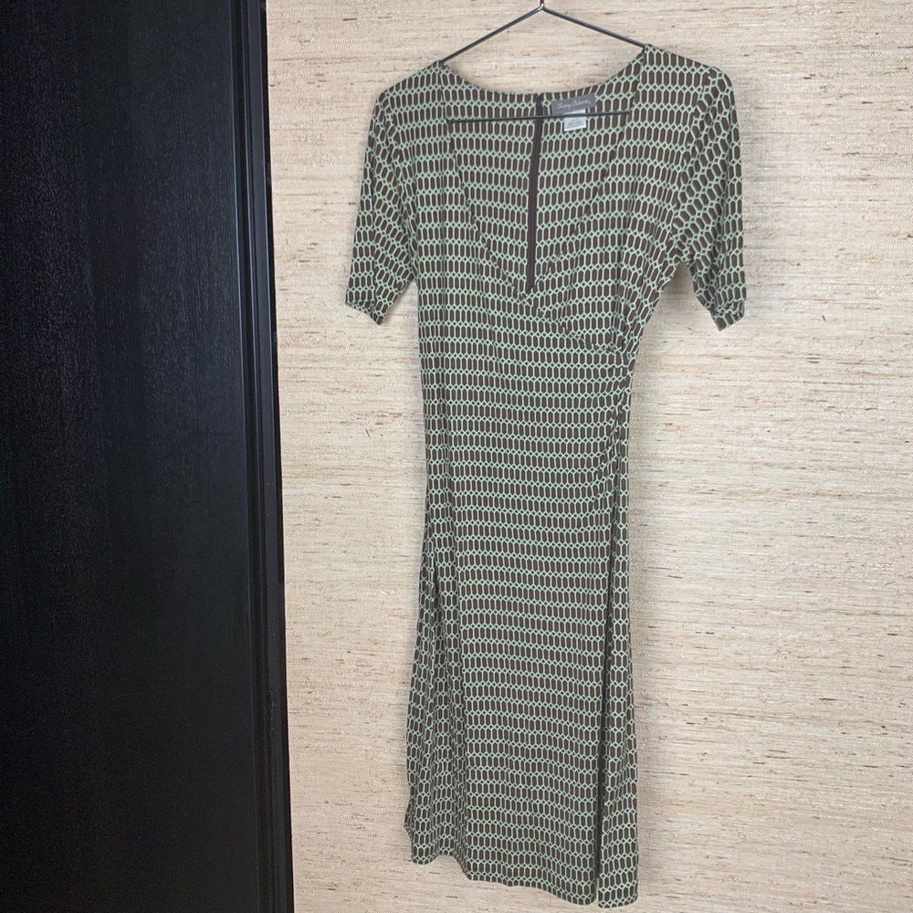 Tommy Bahama Faux Wrap Geometric Print Dress